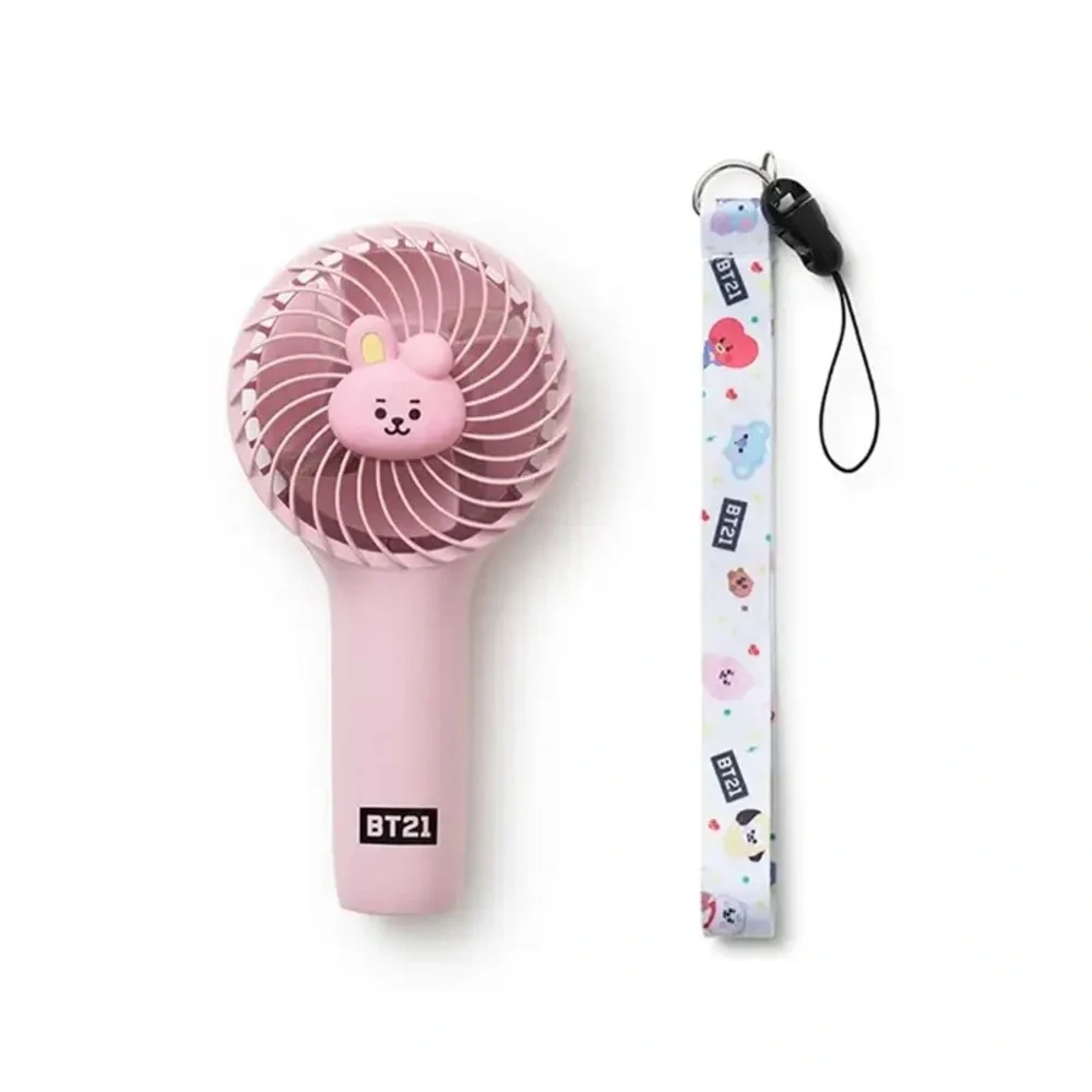 Official BT21 Cooky Mini Handy Hand-Held Rechargeable Fan with Wrist Strap - Picture 5 of 14
